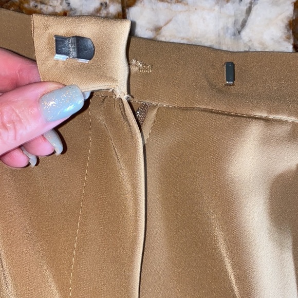 Arnaud de Paris made in France tan wide leg pants - Picture 5 of 5